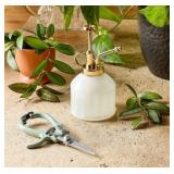 NEW Modern Sprout Gardening Shears and Glass Plant Mister Set - Pink