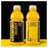 NEW 12 Pack of 20 oz Vitamin Water - Tropical Citrus Energy - BB 1/26