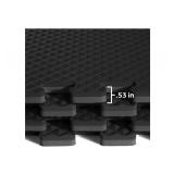 NEW Norsk Reversible Foam Flooring, Black and Gray, 22.44" x 22.44" x .53", 12 Tiles (42 Sq. Ft. Coverage)