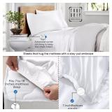 NEW Purity Home 400 Thread Count 100% Cotton Wrinkle Resistant Sateen Sheet Set - King, Blush