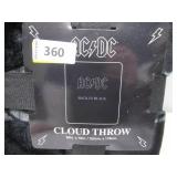 NEW Classic Rock Band Luxury Throw Blanket, 60" x 70" - AC/DC