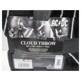 NEW Classic Rock Band Luxury Throw Blanket, 60" x 70" - AC/DC