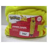 NEW Kids’ Plush Hooded Throw with Faux Fur Lining, 40" x 50" - Pokemon