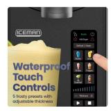 Iceman by Chefman Slush-Ease 88 oz. Total / 64 oz. Drink Capacity Slushy Maker with Touchscreen - Black