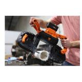 WEN 20496 20V Max 5-Inch Variable Speed Cordless Portable Metal Band Saw with 5.0 Ah Lithium Ion Battery and Charger