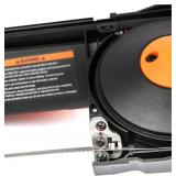 WEN 20496 20V Max 5-Inch Variable Speed Cordless Portable Metal Band Saw with 5.0 Ah Lithium Ion Battery and Charger