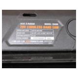 WEN 20496 20V Max 5-Inch Variable Speed Cordless Portable Metal Band Saw with 5.0 Ah Lithium Ion Battery and Charger