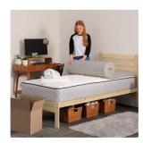 Sealy Charcoal-Infused Memory Foam Dorm Sleep 2 Inch Mattress Topper, Twin XL