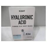 NEW Discover NIGHT Hydrating Silk Hyaluronic Acid Sheet Mask 10-pack
