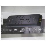 Monster Power Surge Protector w/ 4,050 Jules - 8 Outlets, USB-A & USB-C,(6FT Cord, Black)