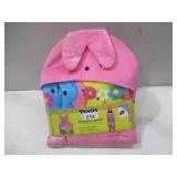 NEW Kids Character 100% Cotton Hooded Towel With Hand Pockets - Peeps
