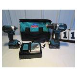Makita 2 Pc Combo Driver-Drill Kit, Cordless