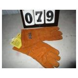 Blue Hawk Premium Leather Welding Gloves - one size fits most