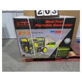 Power Train Dual Fuel Portable Generator