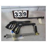 Assortment Pressure Washer Guns & Parts
