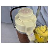 Vintage Airpot & Pottery Tray
