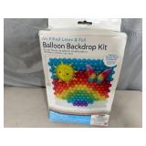 New Balloon Rainbow Backdrop Kit - 70 x 75 inches
