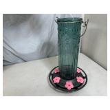 New Easy Fill Glass Hummingbird Feeder