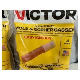 2 New Packs of Victor Mole and Gopher Gasser Sticks