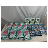 Assorted Candy, Popcorn, Cotton Candy, Sour Jacks, Dots