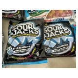 Assorted Candy, Popcorn, Cotton Candy, Sour Jacks, Dots
