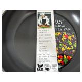 New 9.5 inch Ceramic Coated Aluminum Induction Safe Frying Pan