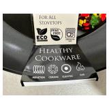 New 9.5 inch Ceramic Coated Aluminum Induction Safe Frying Pan