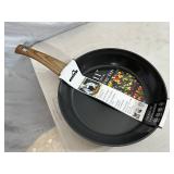 New 11 inch Ceramic Coated Aluminum Induction Safe Frying Pan