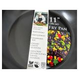 New 11 inch Ceramic Coated Aluminum Induction Safe Frying Pan