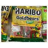Assorted Haribo Gummy Candy, Sour Bears, Snakes, Hearts, Etc