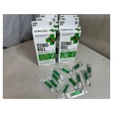 New Sting-Kill Pain and Itch Relief Swabs