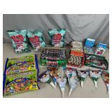 Assorted Candy, Nik L Nip, Andes Mints, Fruit Chews, Cotton Candy, Blow Pops, and More