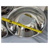 3 New Bene Casa Stainless Steel Mixing Bowls