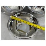 3 New Bene Casa Stainless Steel Mixing Bowls