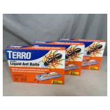 3 New Boxes of Terro Ant Killer Liquid Ant Baits