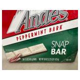 New Case of 24 Andes Peppermint Bark Snap Bars