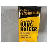 New 2 Pack Guy Fieri Flavortown Chicken Wing Grill Holder