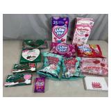 Assorted Candy, Suckers, Blow Pops, Cotton Candy, Andes Mints, and More
