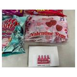 Assorted Candy, Suckers, Blow Pops, Cotton Candy, Andes Mints, and More