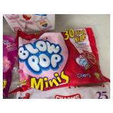 Assorted Candy, Suckers, Blow Pops, Cotton Candy, Andes Mints, and More