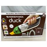 New Horsepower Duck Compact Cordless Vacuum