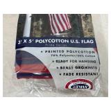 New 3 x 5 ft Polycotton American Flag