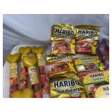 Assorted Candy, Haribo Gummy Candy, Ritter Chocolate, Dubble Bubble Gum, and More
