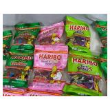 Assorted Haribo Gummy Candy, Sour Hearts, Snakes, and More