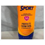 New Bottle of Banana Boat Sport Sunscreen Lotion
