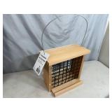 New Valley Splendor Cedar Suet Cake Bird Feeder