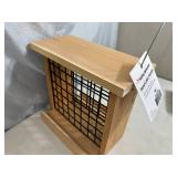 New Valley Splendor Cedar Suet Cake Bird Feeder