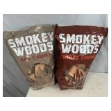 2 New Bags of Smokey Woods Cherry and Oak Grilling BBQ Wood