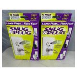 2 New Boxes of Snug Plug Outlet Repair Sleeves
