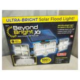 New Beyond Bright X3 Solar Powered Floodlight